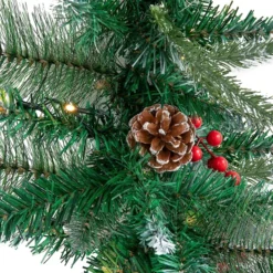 100 Lights Snow Flocked Chrismas Garland 9ft -Christmas Decoration Shop 9 Ft Snow Flocked Christmas Garland with Lights 6 result 600x600 1