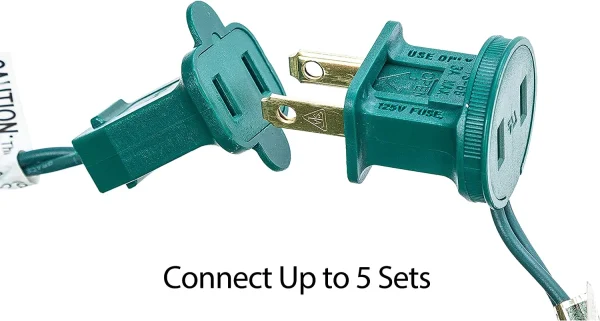 50 Lights Christmas Garland Prelit 9ft 8 50 Lights Christmas Garland Prelit 9ft - Image 6