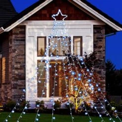 335 LED Warm White Star String Lights 16.4ft -Christmas Decoration Shop 91Tq bgqrTL. AC SL1500 1 600x600 1