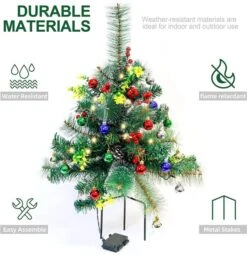 2pcs Christmas Tree Pathway Lights Set 24.5in -Christmas Decoration Shop 91yFSOkBrqL. AC SL1500 1 600x620 1