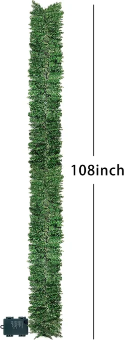 Christmas Garland Pre Lit 9ft -Christmas Decoration Shop 9ft Christmas Garland Prelit 3 result