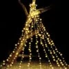 335 LED Warm White Outdoor Star String Lights 16.4ft