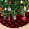 Red And Black Buffalo Plaid Christmas Tree Skirt 48in -Christmas Decoration Shop Buffalo Red Large Plaid Christmas Tree Skirt 48in 1 result 1 600x600 1