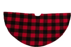 Red And Black Buffalo Plaid Christmas Tree Skirt 48in -Christmas Decoration Shop Buffalo Red Large Plaid Christmas Tree Skirt 48in 5 result 2 600x400 1
