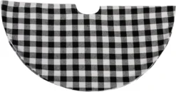 Black And White Buffalo Plaid Christmas Tree Skirt 48in -Christmas Decoration Shop Buffalo Red Large Plaid Christmas Tree Skirt 48in 6 result 1 600x316 1