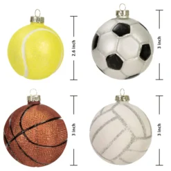 4pcs Basketball Christmas Ornaments Set 13 4pcs Basketball Christmas Ornaments Set -Christmas Decoration Shop Christmas Ball Set Tree Decoration 6 result 600x600 1