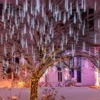 8 Tubes (12in) White Icicle String Meteor Shower Christmas Lights -Christmas Decoration Shop Christmas Meteor Shower Icicle String Lights 1 result 600x609 1