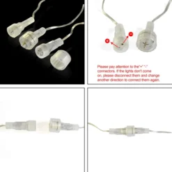 8 Tubes (12in) White Icicle String Meteor Shower Christmas Lights 11 8 Tubes (12in) White Icicle String Meteor Shower Christmas Lights -Christmas Decoration Shop Christmas Meteor Shower Icicle String Lights 7 result 600x600 1