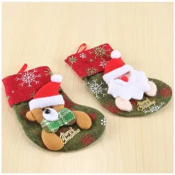12pcs 3D Mini Christmas Stockings Decoration -Christmas Decoration Shop Christmas Mini 3D Stockings 12Pcs 3 result 600x600 1
