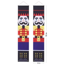 Life Size Nutcracker Outdoor Wall Christmas Banner -Christmas Decoration Shop Christmas Nutcracker Hanging Door Banner 5 result 600x600 1