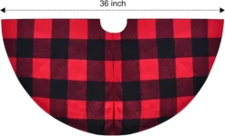 Christmas Tree Skirt Thick Plaid Red Baffalo 36in -Christmas Decoration Shop Christmas Tree Skirt Thick Plaid Red Baffalo 36in 6 result 600x364 1