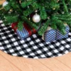 Buffalo Plaid Christmas Tree Skirt 36in -Christmas Decoration Shop Christmas Tree Skirt Thin Plaid White Baffalo 36in 1 result 600x600 1
