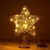 Lighted Christmas Tree Topper Gold Star -Christmas Decoration Shop Christmas Tree Toppers Gold Star Tree Topper Lighted with Warm White LED Lights 1 result 600x600 1
