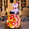 6ft Christmas Unicorn With Ornaments LED Inflatable Yard Decor -Christmas Decoration Shop Christmas Unicorn with Ornaments 6ft 2 1 600x600 1