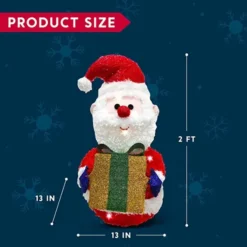 Collapsible Santa LED Yard Light 22in 10 Collapsible Santa LED Yard Light 22in -Christmas Decoration Shop Collapsible Santa LED Yard Light 22in 4 600x600 1