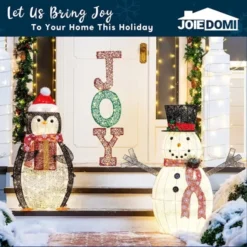 3ft Cotton Snowman LED Yard Light -Christmas Decoration Shop Cotton Snowman LED Yard Light 3ft 3 600x600 1