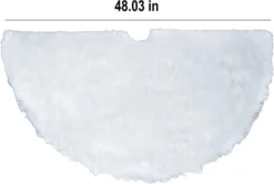 Faux Fur Christmas Tree Skirt Decoration 48in -Christmas Decoration Shop Faux Christmas Tree Skirt 5 result 600x403 1