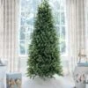 King Of Christmas 10' Royal Fir Slim Quick-Shape Artificial Christmas Tree With 1100 Warm White & Multi-Color LED Lights -Christmas Decoration Shop FlockedGroup 6 6e62c7f7 98a2 40d5 b8c6 e6f6b6a6c862