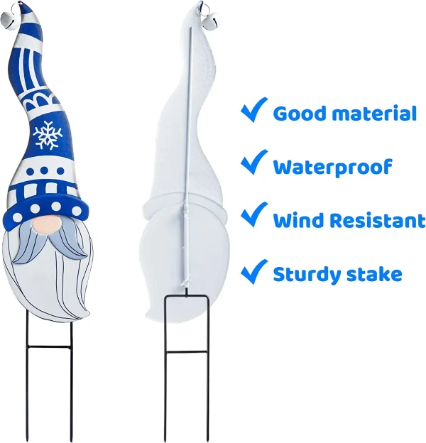 Snowman And Santa Christmas Yard Signs 5 Snowman And Santa Christmas Yard Signs - Image 3