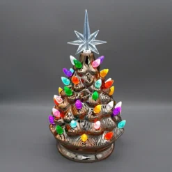 9.25in Prelit Gold Ceramic Tabletop Christmas Tree -Christmas Decoration Shop Gold Ceramic Christmas Tree 9in 4 result 600x600 1