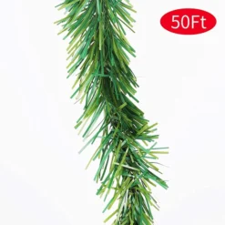 Non Lit Green Artificial Christmas Garland Decorations 50ft -Christmas Decoration Shop Green Holiday Garland 1 Pack 50 ft 3 result 600x600 1