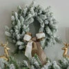 King Of Christmas 24" King Flock® Wreath Unlit