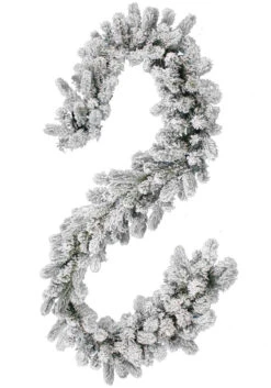 King Of Christmas 9' X 12" King Flock® Garland Unlit -Christmas Decoration Shop King Flock garland Unlit