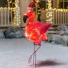 3ft 30 LED Tinsel Flamingo With Christmas Hat -Christmas Decoration Shop LED Yard Lights Tinsel Flamingo with Christmas Hat 3ft 1 result 600x600 1