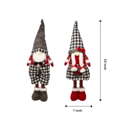 Long Leg Standing Gnome Couple(Black Buffalo) 23in -Christmas Decoration Shop Long Leg Standing Gnome CoupleBlack Buffalo 23in 2 result 600x600 1