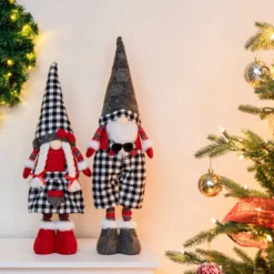 Long Leg Standing Gnome Couple(Black Buffalo) 23in -Christmas Decoration Shop Long Leg Standing Gnome CoupleBlack Buffalo 23in 5 result 600x600 1