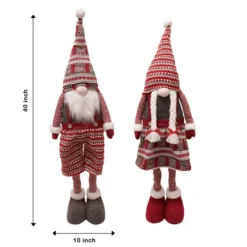 Long Leg Standing Gnome Couple(Knitting Style) 40in -Christmas Decoration Shop Long Leg Standing Gnome CoupleKnitting Style 40in 3 result 600x600 1