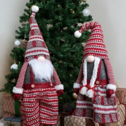 Long Leg Standing Gnome Couple(Knitting Style) 40in -Christmas Decoration Shop Long Leg Standing Gnome CoupleKnitting Style 40in 7 result 600x600 1