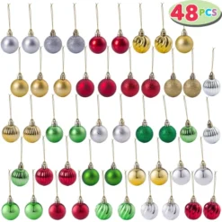 Luxury Shatterproof Multi-color Christmas Ball Ornaments Set -Christmas Decoration Shop Luxury Shatterproof Multi color Christmas Ball Ornaments Set 3 result 600x600 1