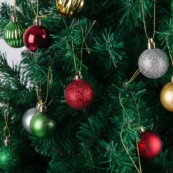 Luxury Shatterproof Multi-color Christmas Ball Ornaments Set -Christmas Decoration Shop Luxury Shatterproof Multi color Christmas Ball Ornaments Set 5 result 600x600 1