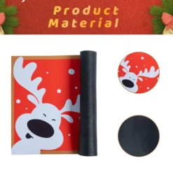 Peeking Reindeer Christmas Doormat -Christmas Decoration Shop Peeking Reindeer Doormat 4 result 600x600 1