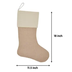 6pcs Plain Burlap Christmas Stockings 18in -Christmas Decoration Shop Plain Burlap Christmas Stocking 5 result 600x600 1