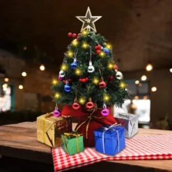 Prelit Tabletop Mini Artificial Christmas Tree 24in -Christmas Decoration Shop Prelit Tabletop Christmas Tree 24in 5 result 600x600 1