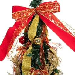 6ft Push Bubble Up Christmas Tree With Lights And Decorations -Christmas Decoration Shop Pull Up Christmas Tree with Accessories 6ft 2 600x600 1