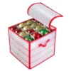 Red Plastic Ornament Storage Box -Christmas Decoration Shop Red Plastic Ornament Storage Box 1 1 600x600 1