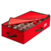 Red Underbed Christmas Ornament Storage Box -Christmas Decoration Shop Red Underbed Christmas Ornament Storage Box 1 1 600x600 1