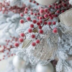 King Of Christmas Sugar Berry Picks (12 Pack) 8 King Of Christmas Sugar Berry Picks (12 Pack) -Christmas Decoration Shop RedWhiteBerryTree 2