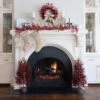 King Of Christmas Red Berry Collection 4-Piece Set Unlit -Christmas Decoration Shop RedberryCollectionSet
