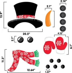 Snowman Handle Covers And Magnets Kitchen Christmas Decor -Christmas Decoration Shop Refrigerator Magnets amp 3 Handle Covers Snowman 4 result 600x608 1
