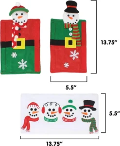 Snowman Handle Covers And Magnets Kitchen Christmas Decor -Christmas Decoration Shop Refrigerator Magnets amp 3 Handle Covers Snowman 5 result 600x729 1