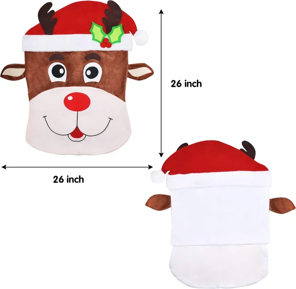 Santa & Dear Decorative Dining Room Chair Covers 7 Santa & Dear Decorative Dining Room Chair Covers - Image 5