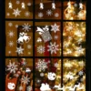38Pcs Snowflake Window Clings Decal Stickers