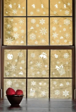 38Pcs Snowflake Window Clings Decal Stickers -Christmas Decoration Shop Snowflake Window Clings Decal Stickers 38 Pcs 5 result 600x881 1
