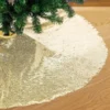 Gold Sequin Christmas Tree Skirt 48in -Christmas Decoration Shop Sparkly Sequin Tree Skirt Gold 48in 1 result 600x600 1