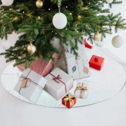 White Sequin Christmas Tree Skirt 48in 13 White Sequin Christmas Tree Skirt 48in -Christmas Decoration Shop Sparkly Silver Sequin Christmas Tree Skirt 8in 6 result 600x600 1