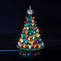 Pre Lit Ceramic Tabletop Christmas Tree 15in 10 Pre Lit Ceramic Tabletop Christmas Tree 15in -Christmas Decoration Shop Tabletop Prelit Ceramic Christmas Tree with 70 Multicolor Bulbs 15in 3 result 600x600 1